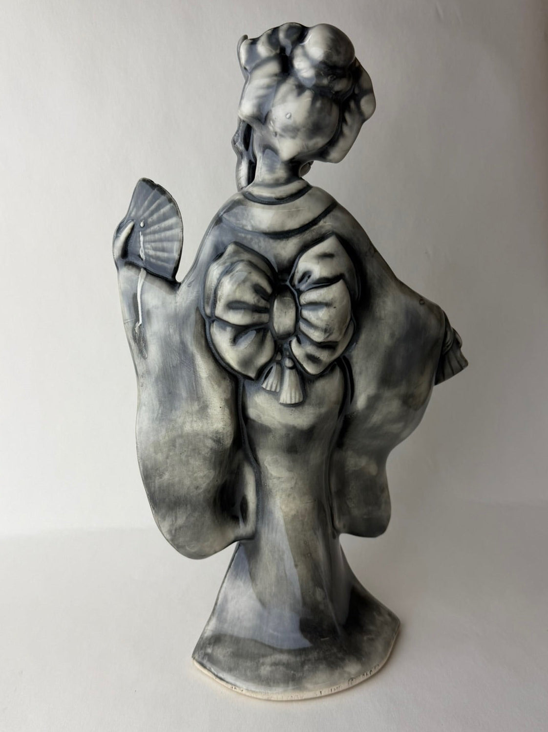 Masked Maiden Large Female Geisha With Steer Skull Head