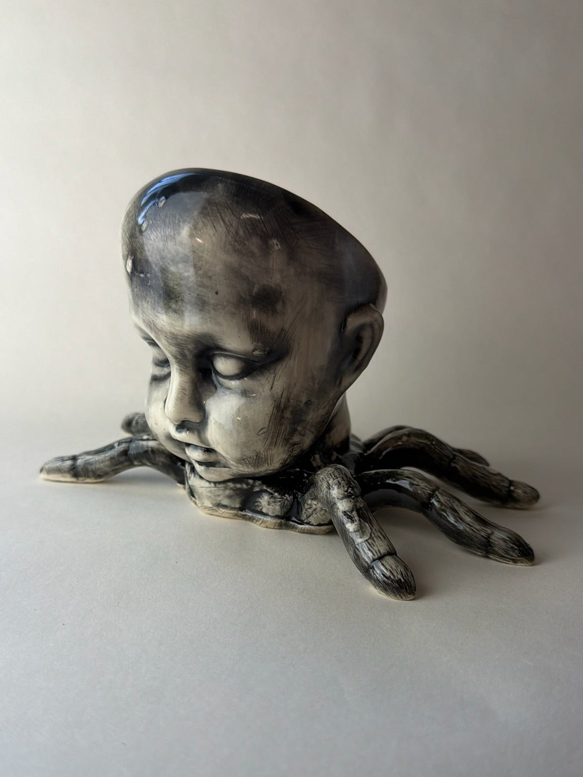 Spider Baby Doll Head