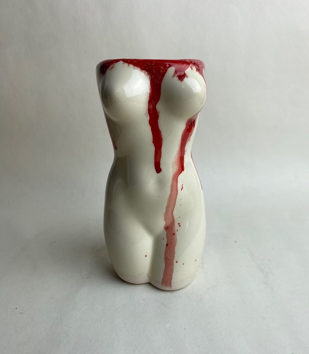 Bloody Female Body Vase