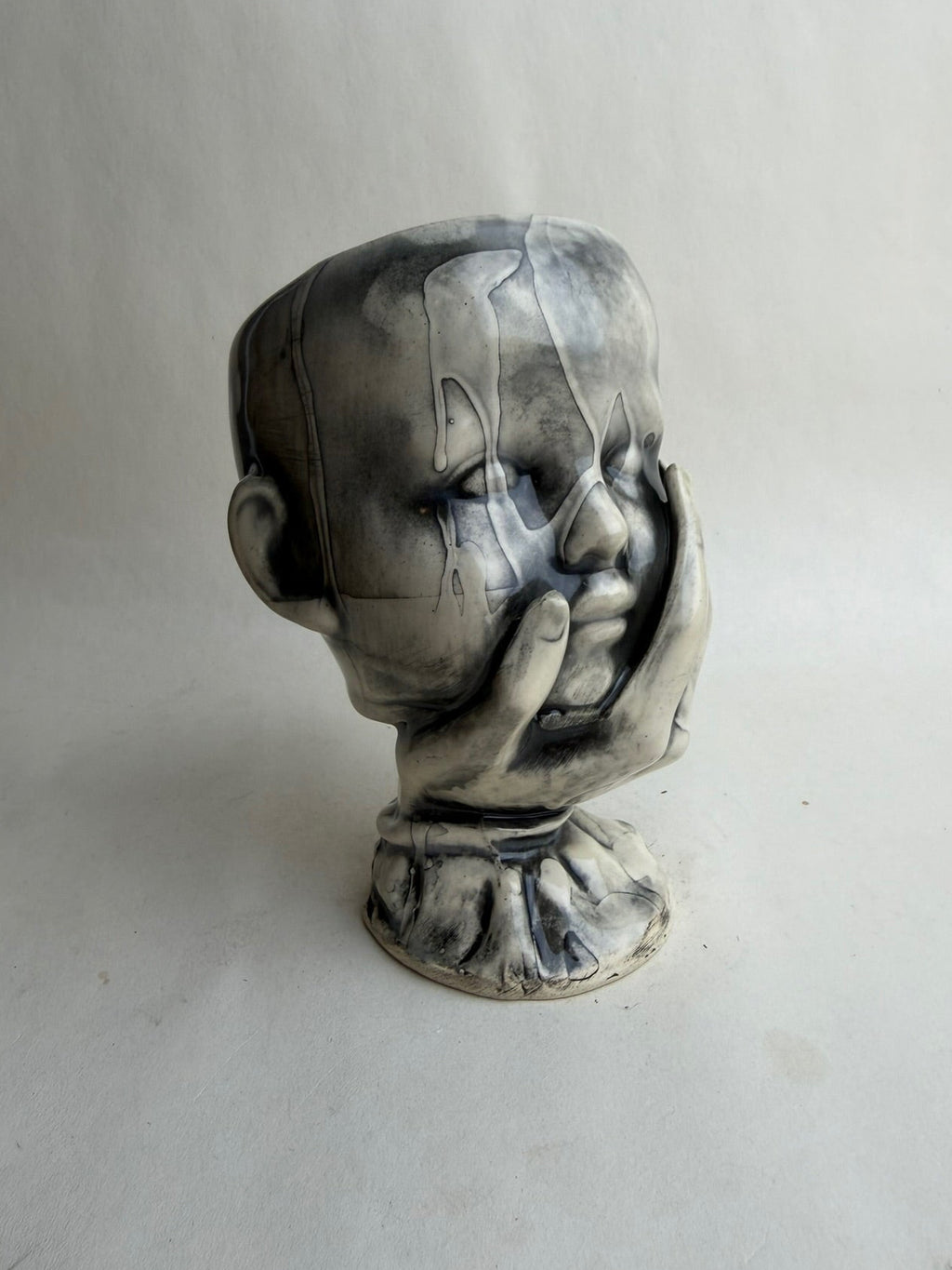 Baby Doll Head In Hand Goblet