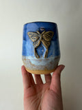 Moth Wheel Thrown Tumbler