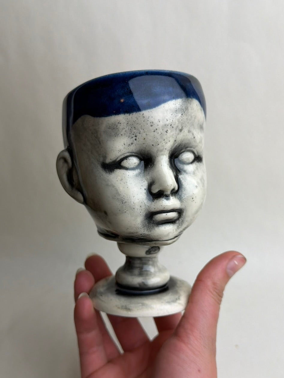 Baby Doll Head Goblet
