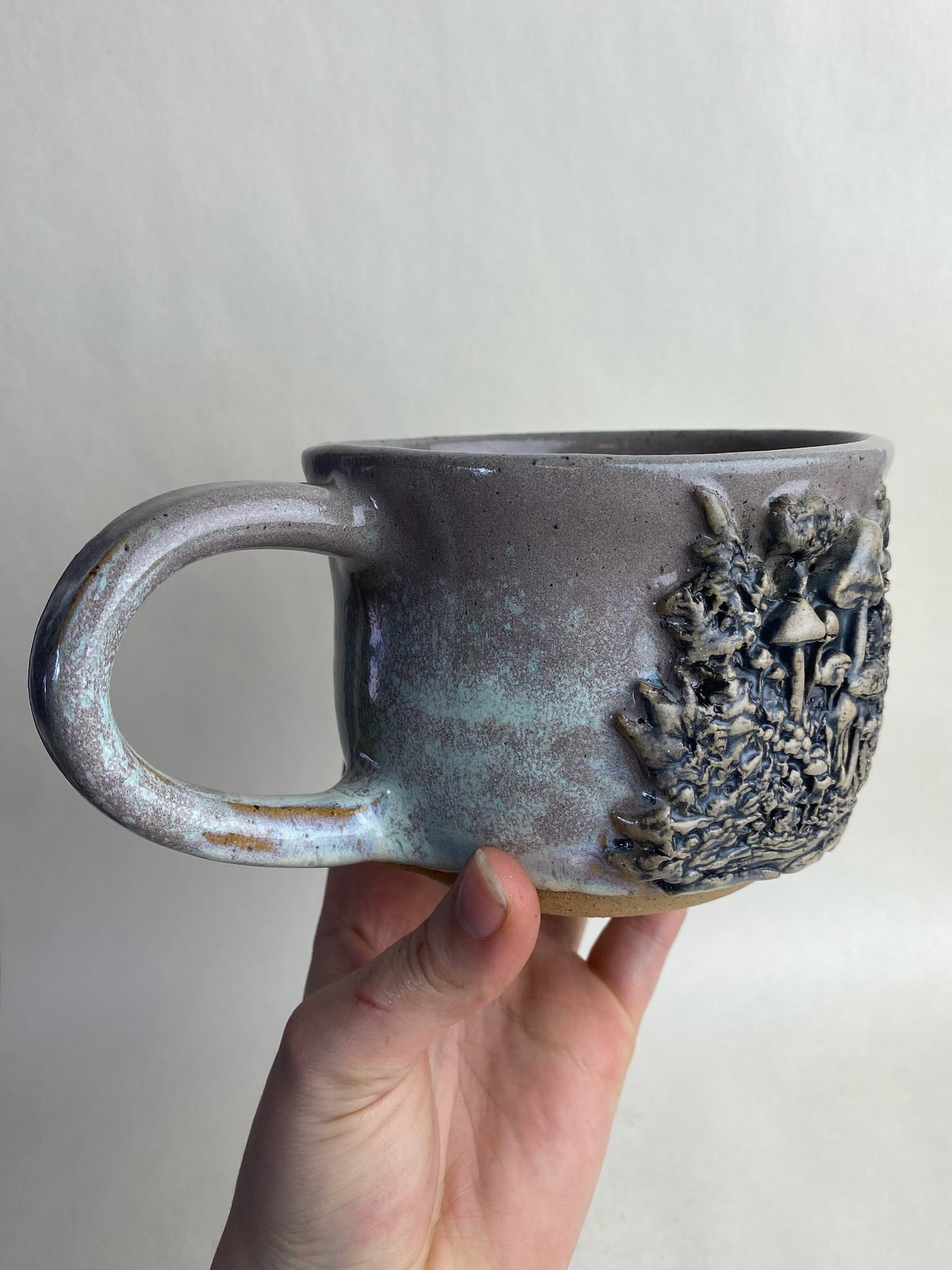 Mushroom Wheel Thrown Mug