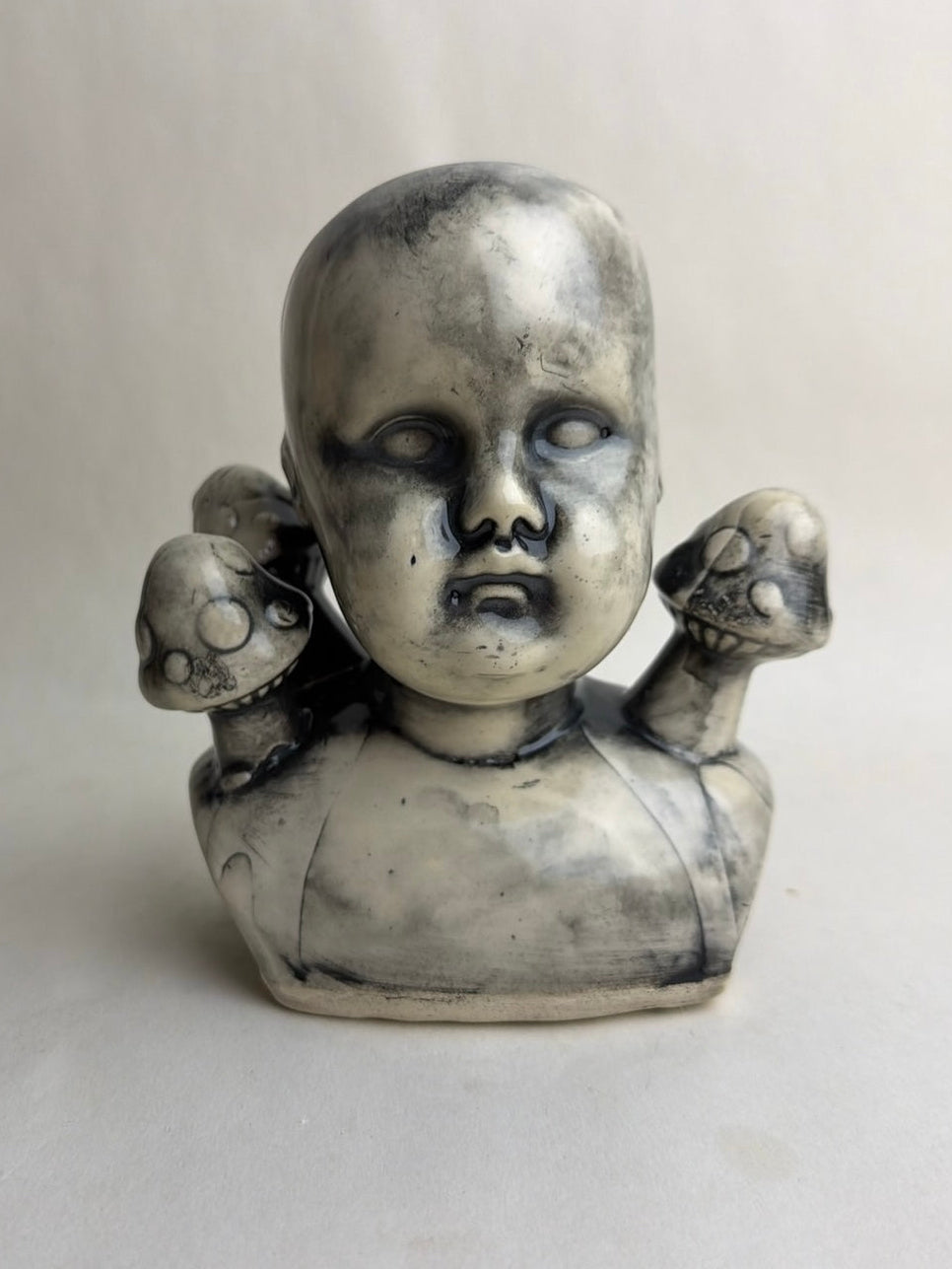 Mushroom Baby Doll Planter
