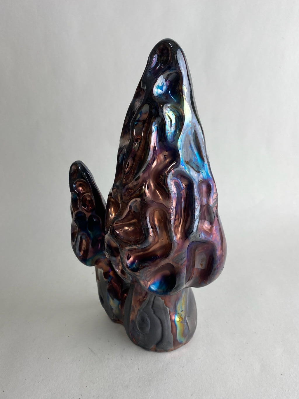 Raku Morel Mushroom