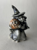 Witch with Jack-o-lantern