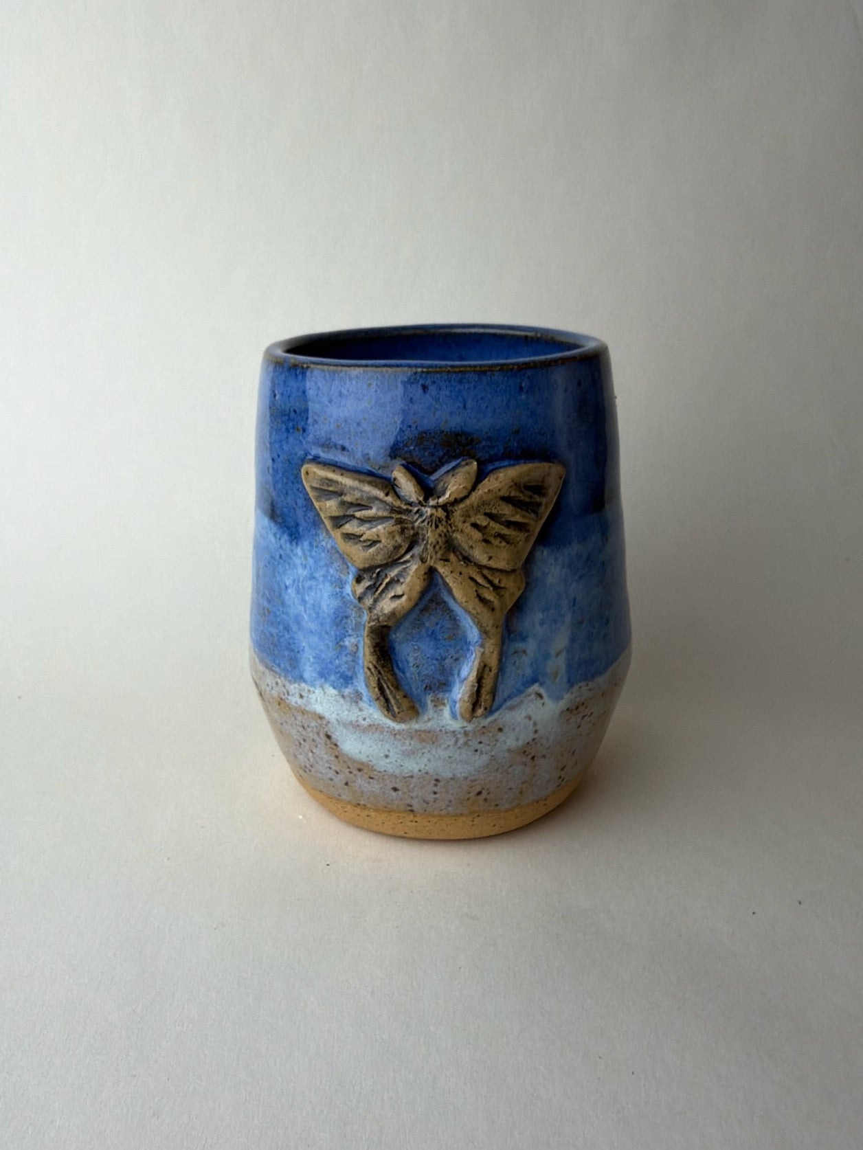 Moth Wheel Thrown Tumbler