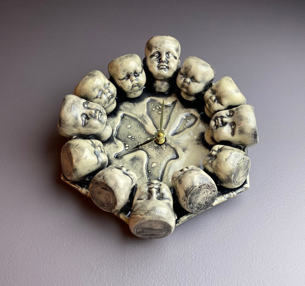 Doll Head Wall Clock