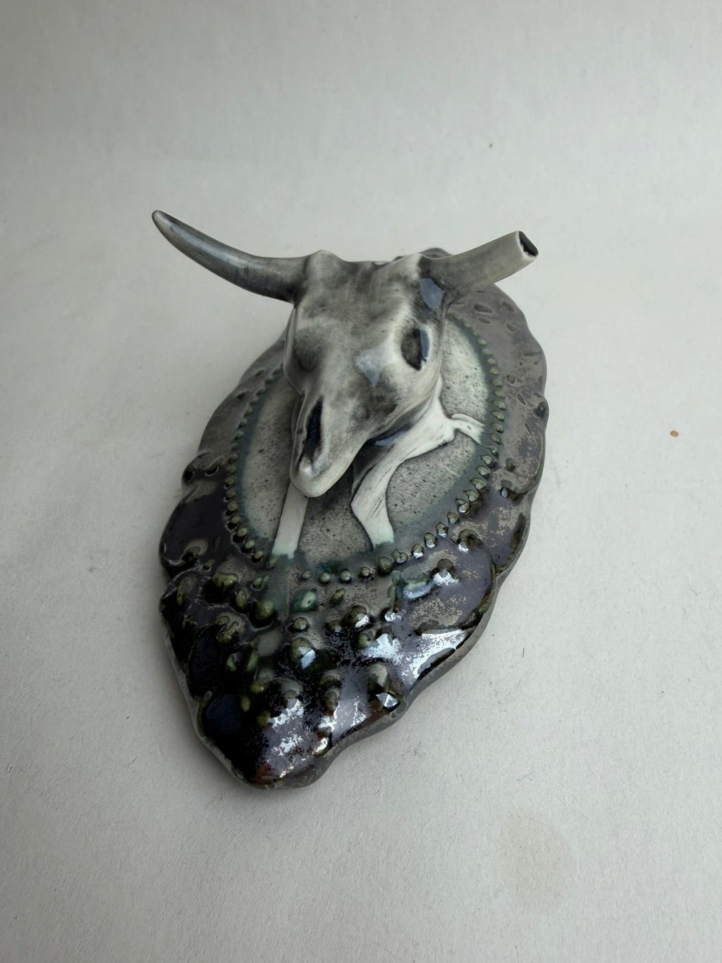 Small Steer Skull Wall Decoration