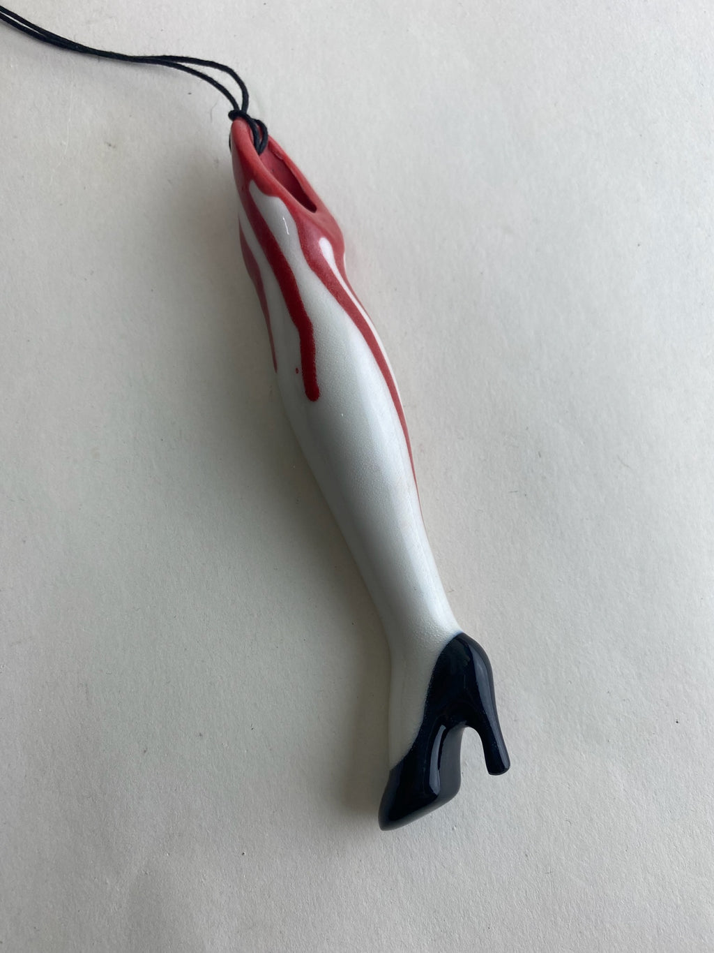 Bloody Female Leg Ornament