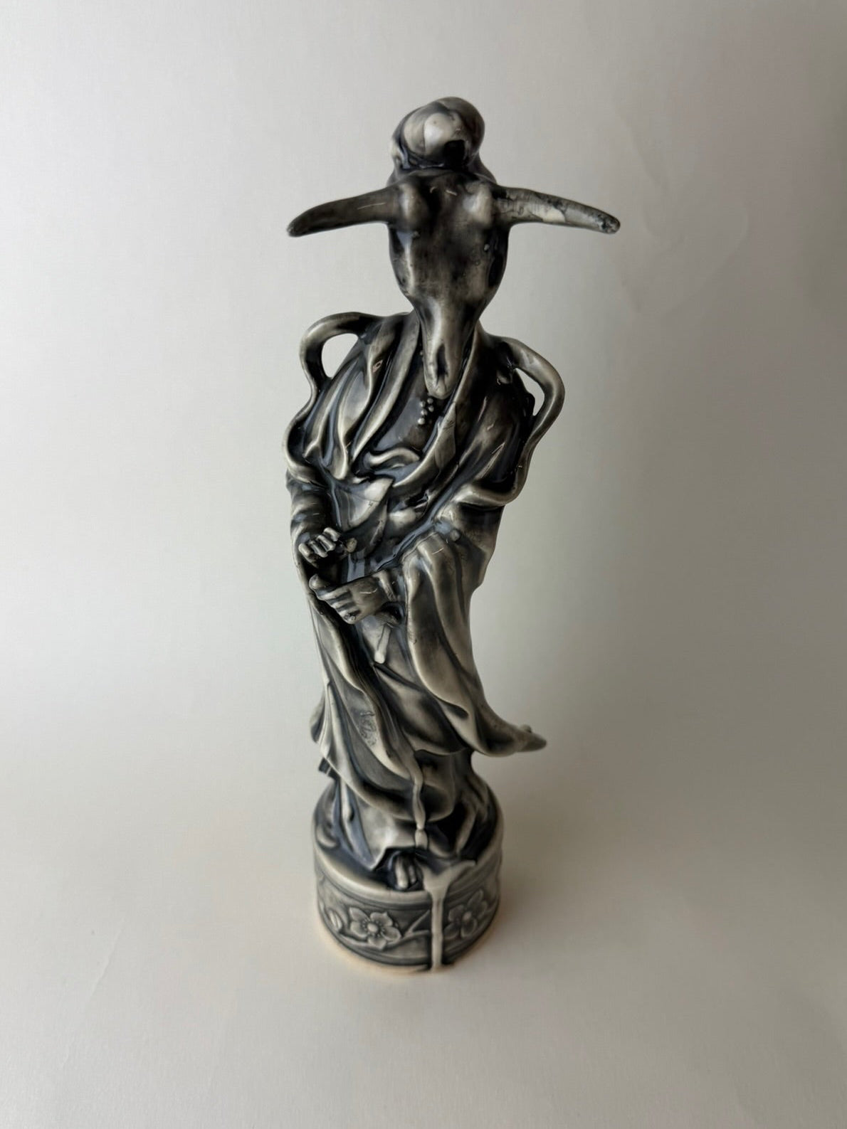 Masked Maiden Female Goddess With Steer Skull Head