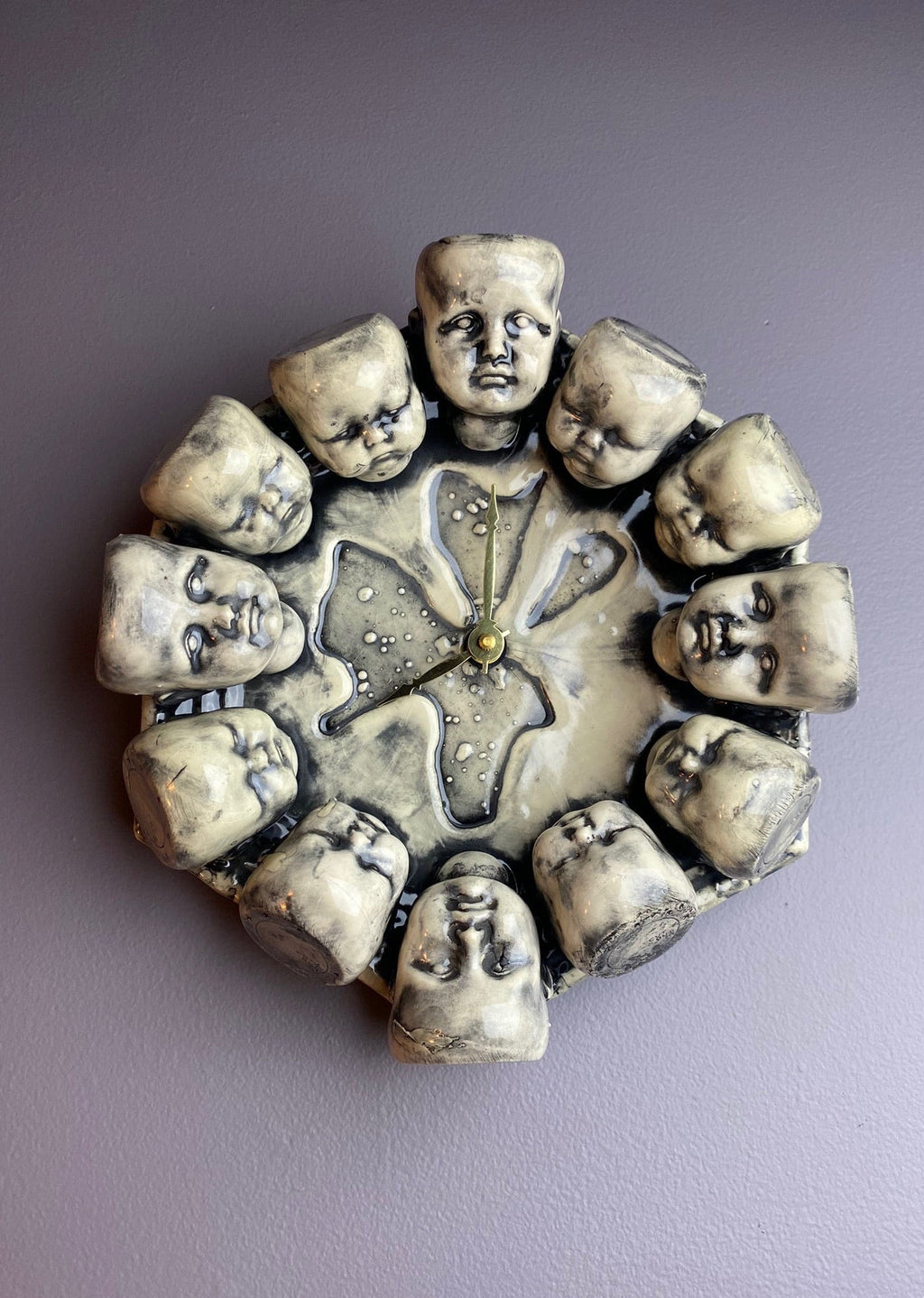 Doll Head Wall Clock