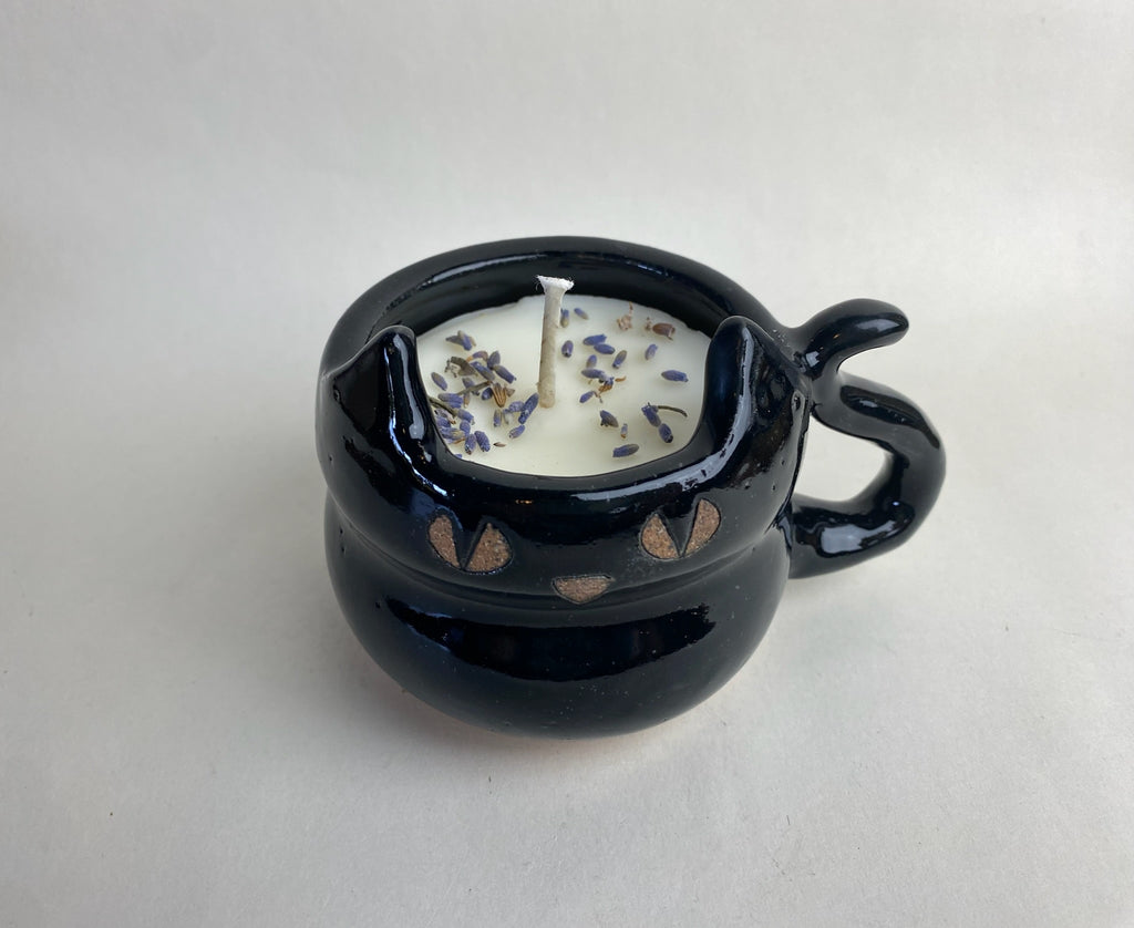 Cat Candle Lavender Scented