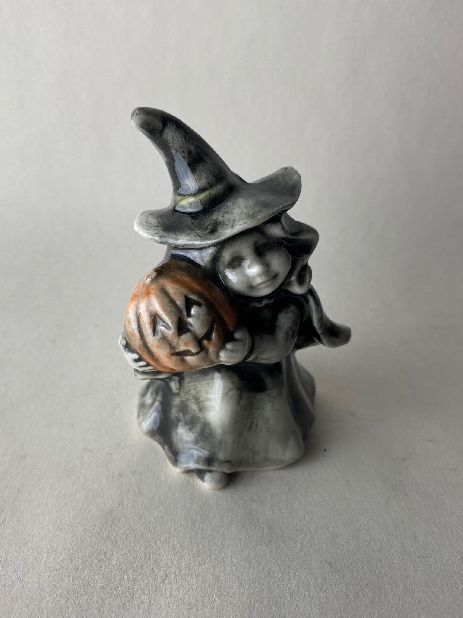 Witch with Jack-o-lantern