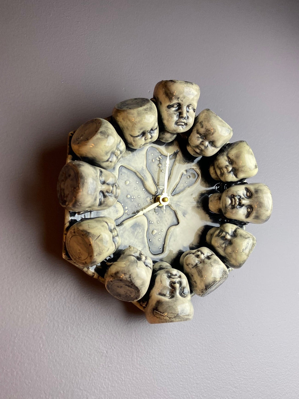 Doll Head Wall Clock