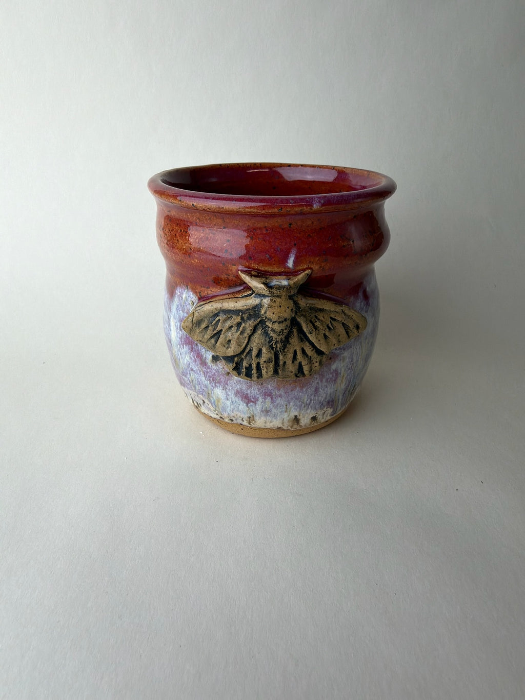 Moth Wheel Thrown Tumbler