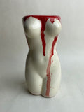 Bloody Female Body Vase