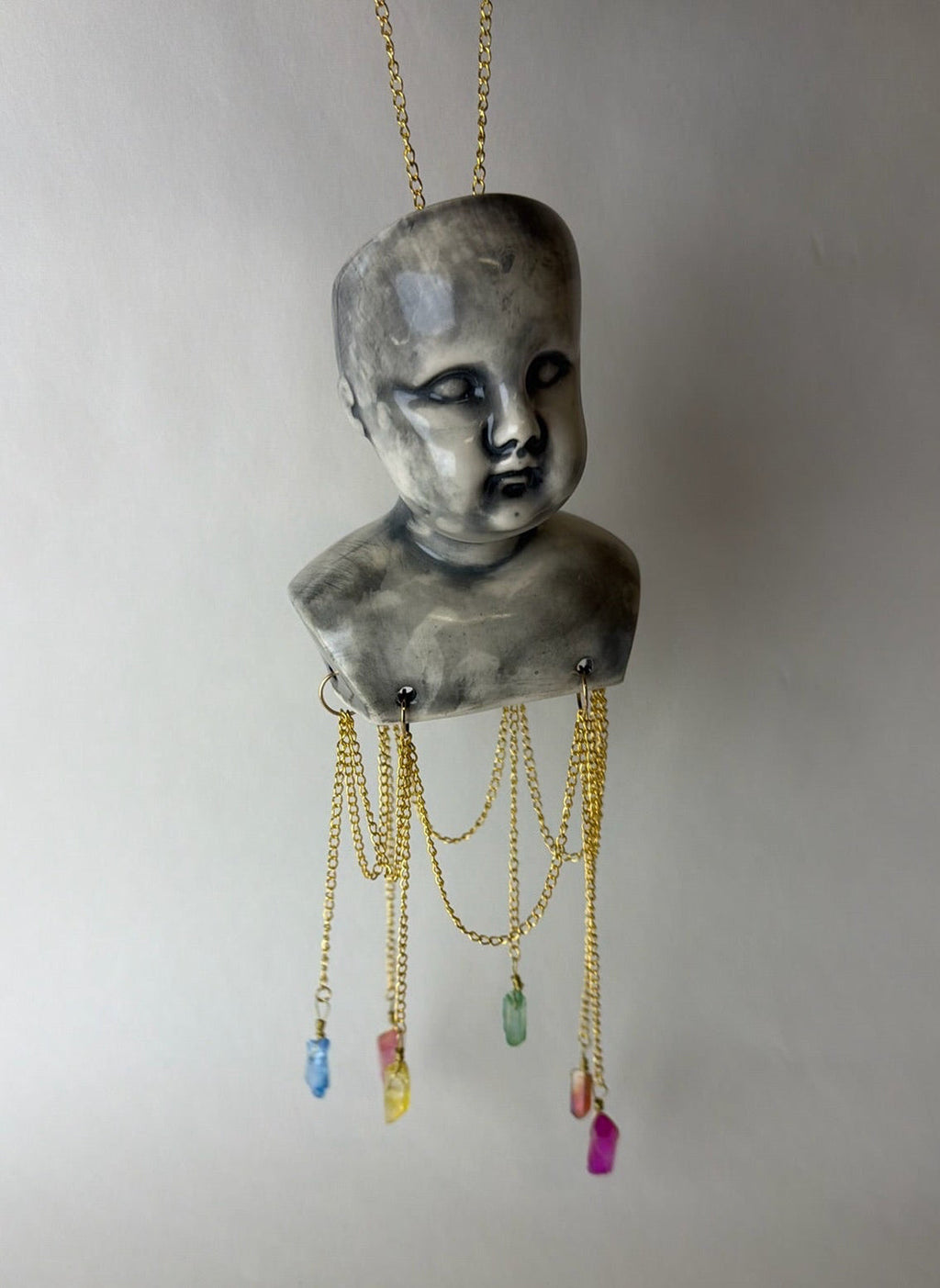 Baby Doll Head Hanging Mobile