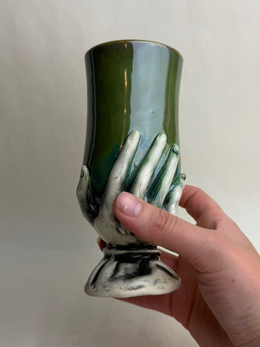 Green Hand Goblet