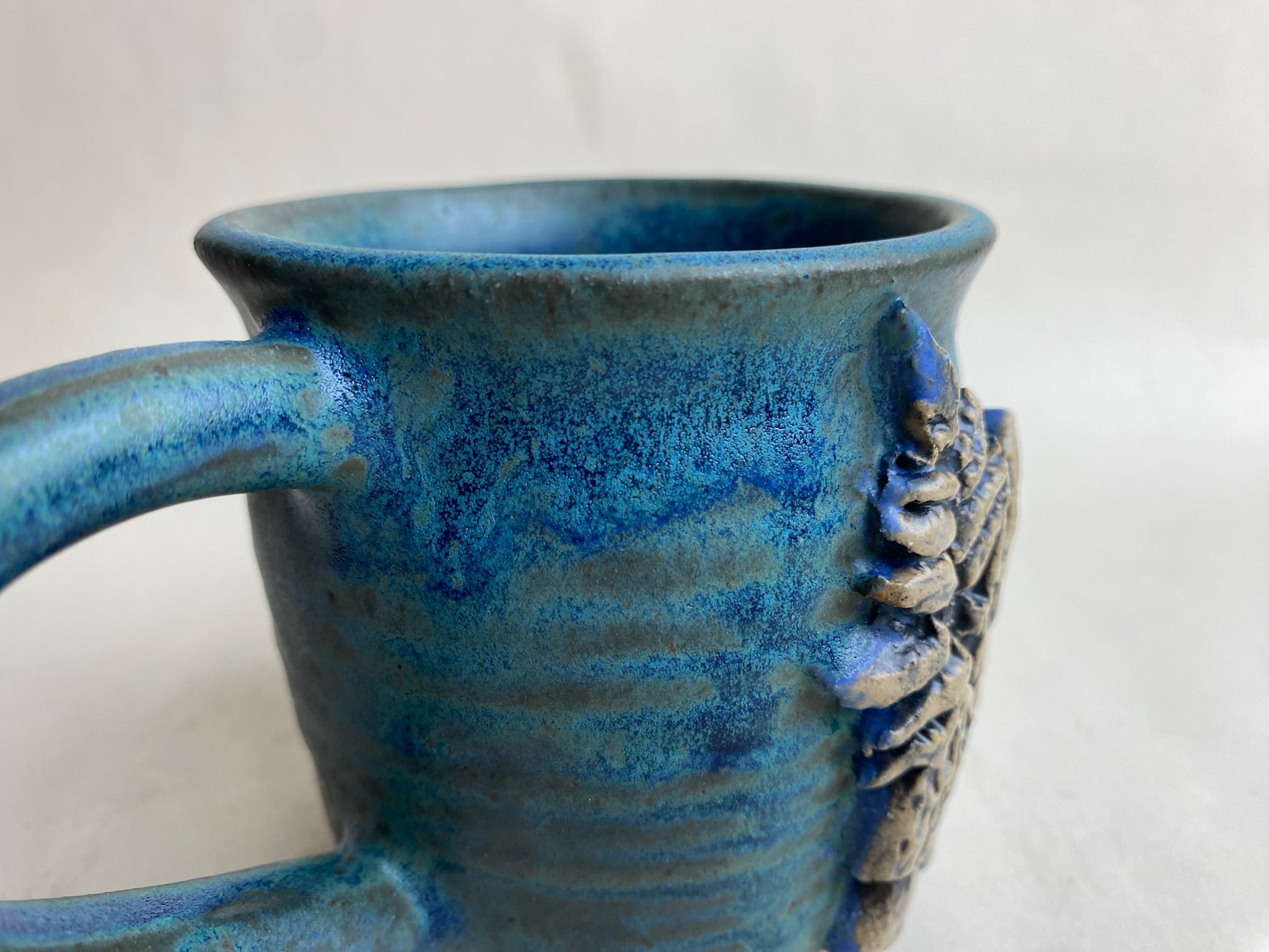 Morel mushroom Wheel Thrown Mug