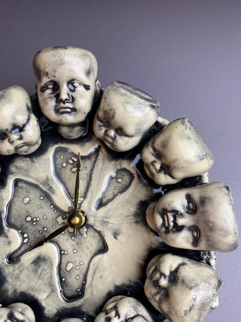 Doll Head Wall Clock