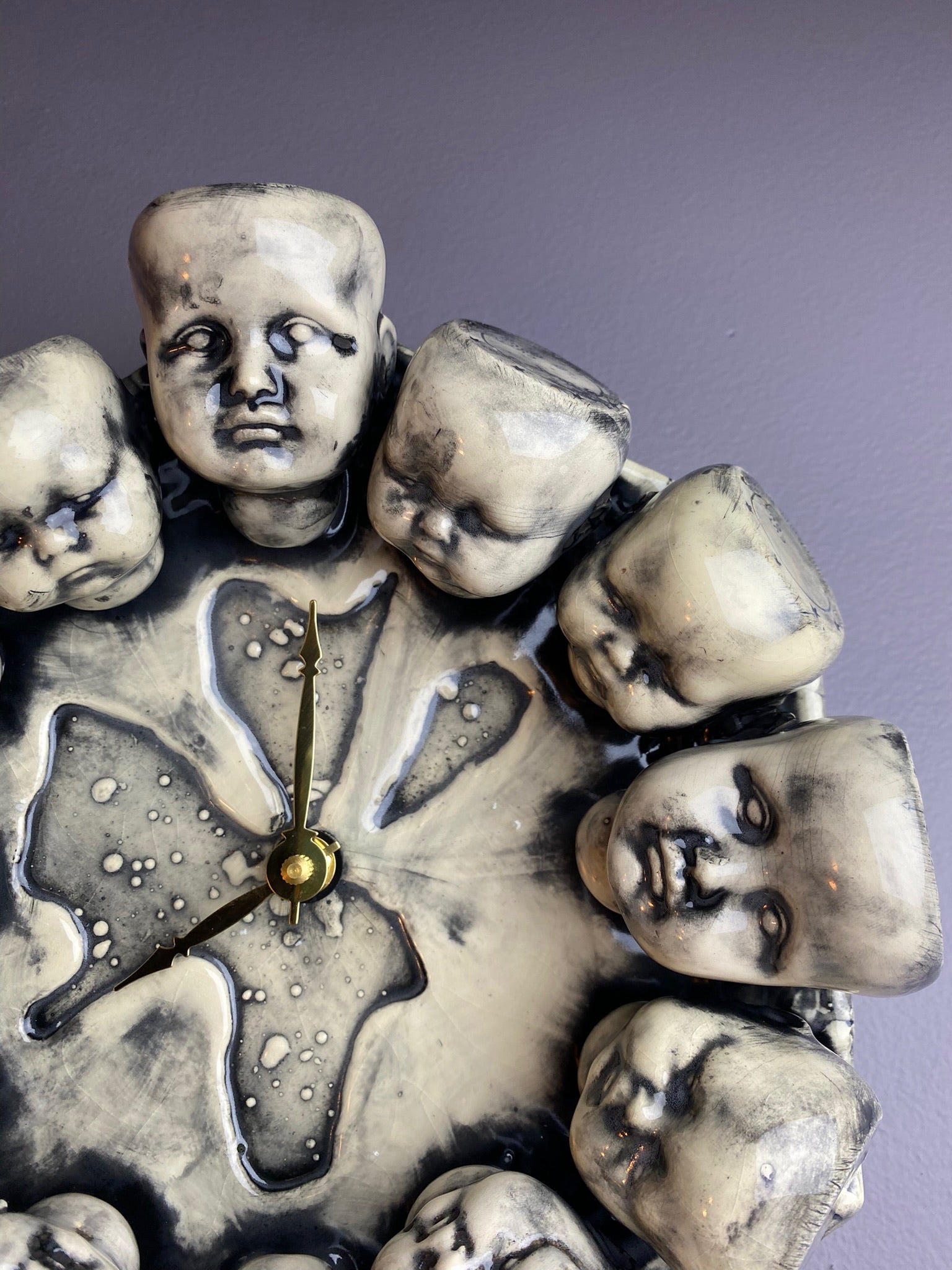 Doll Head Wall Clock