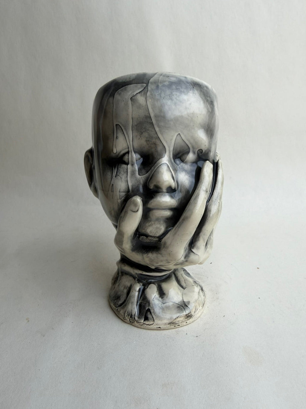Baby Doll Head In Hand Goblet