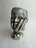 Baby Doll Head In Hand Goblet