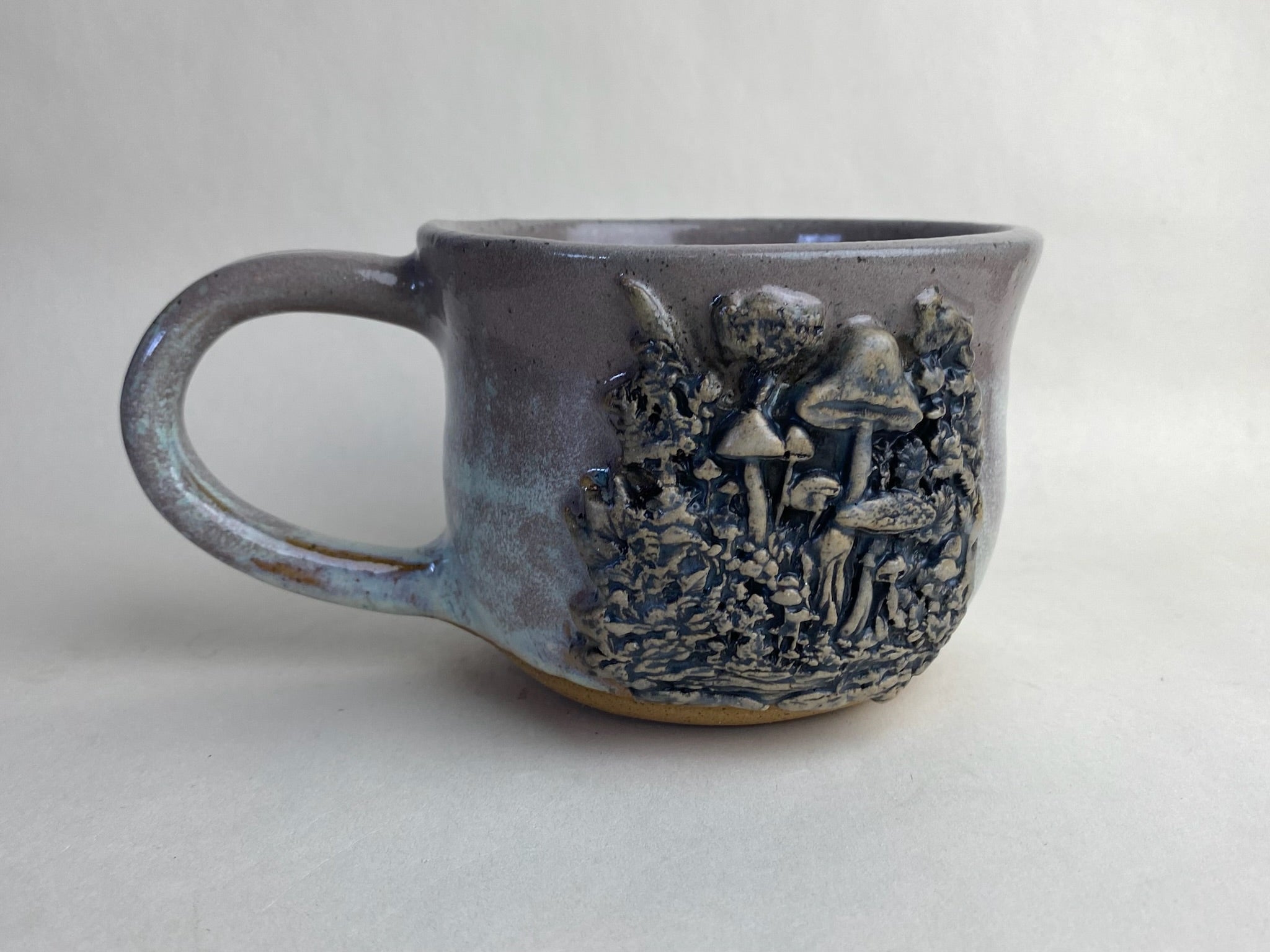 Mushroom Wheel Thrown Mug