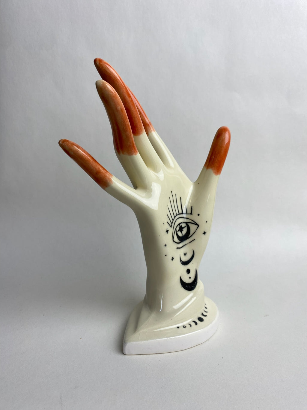 Vintage Style Eye and Moon Hand