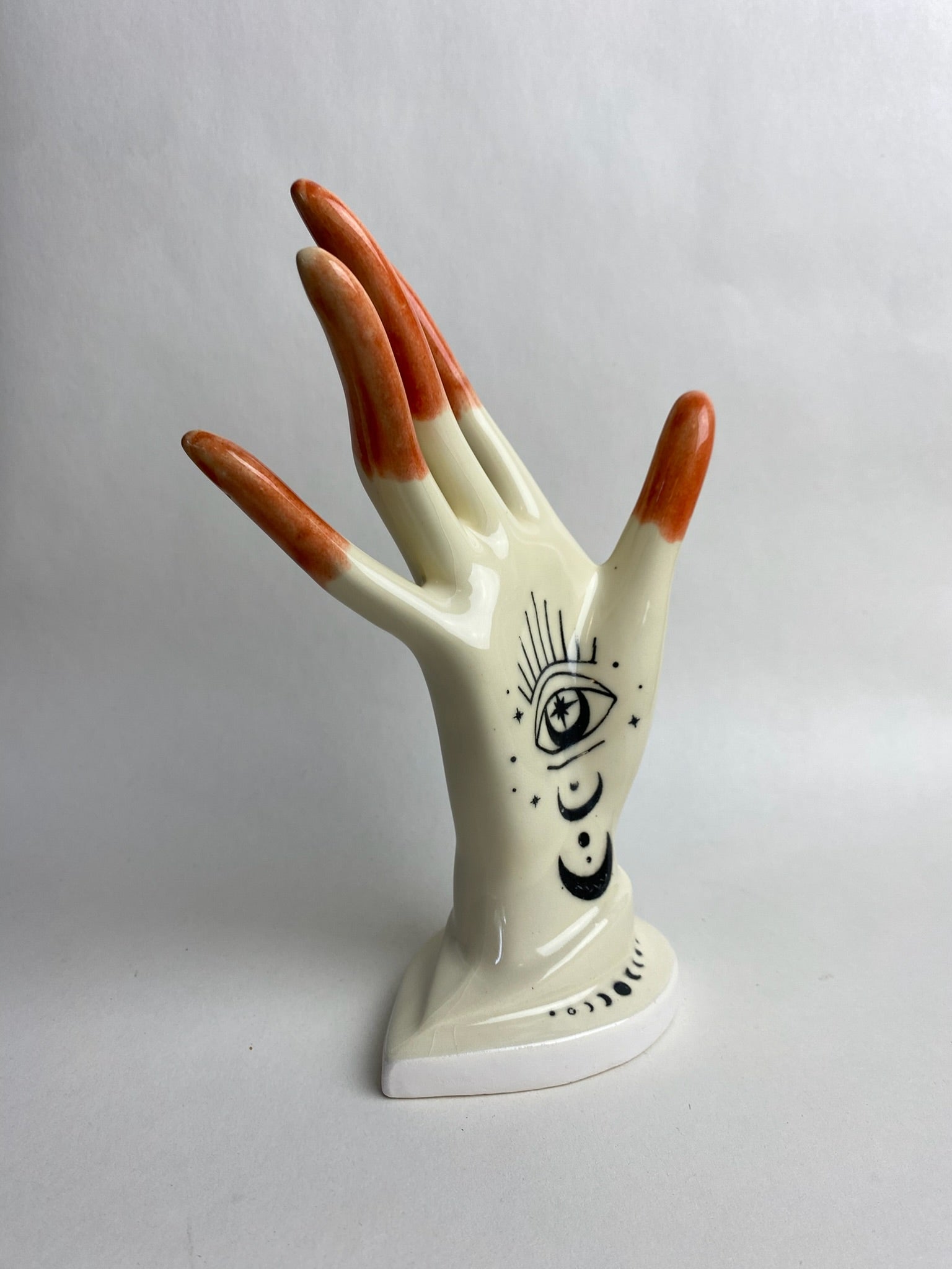 Vintage Style Eye and Moon Hand