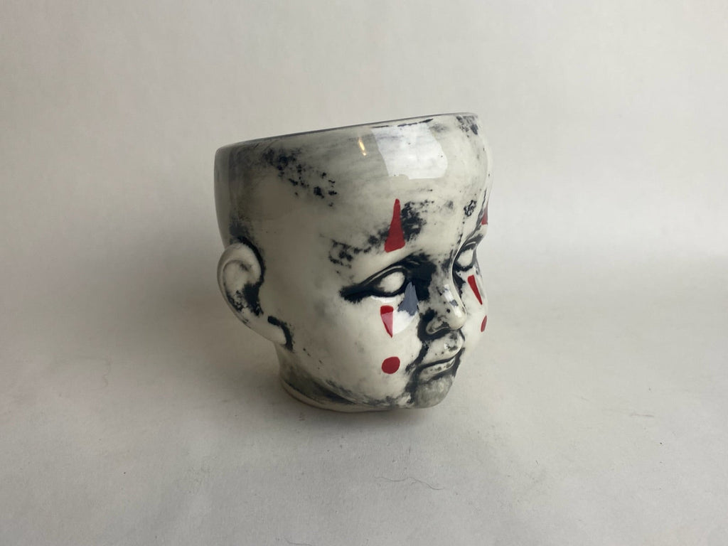 Clown Baby Doll Head Planter