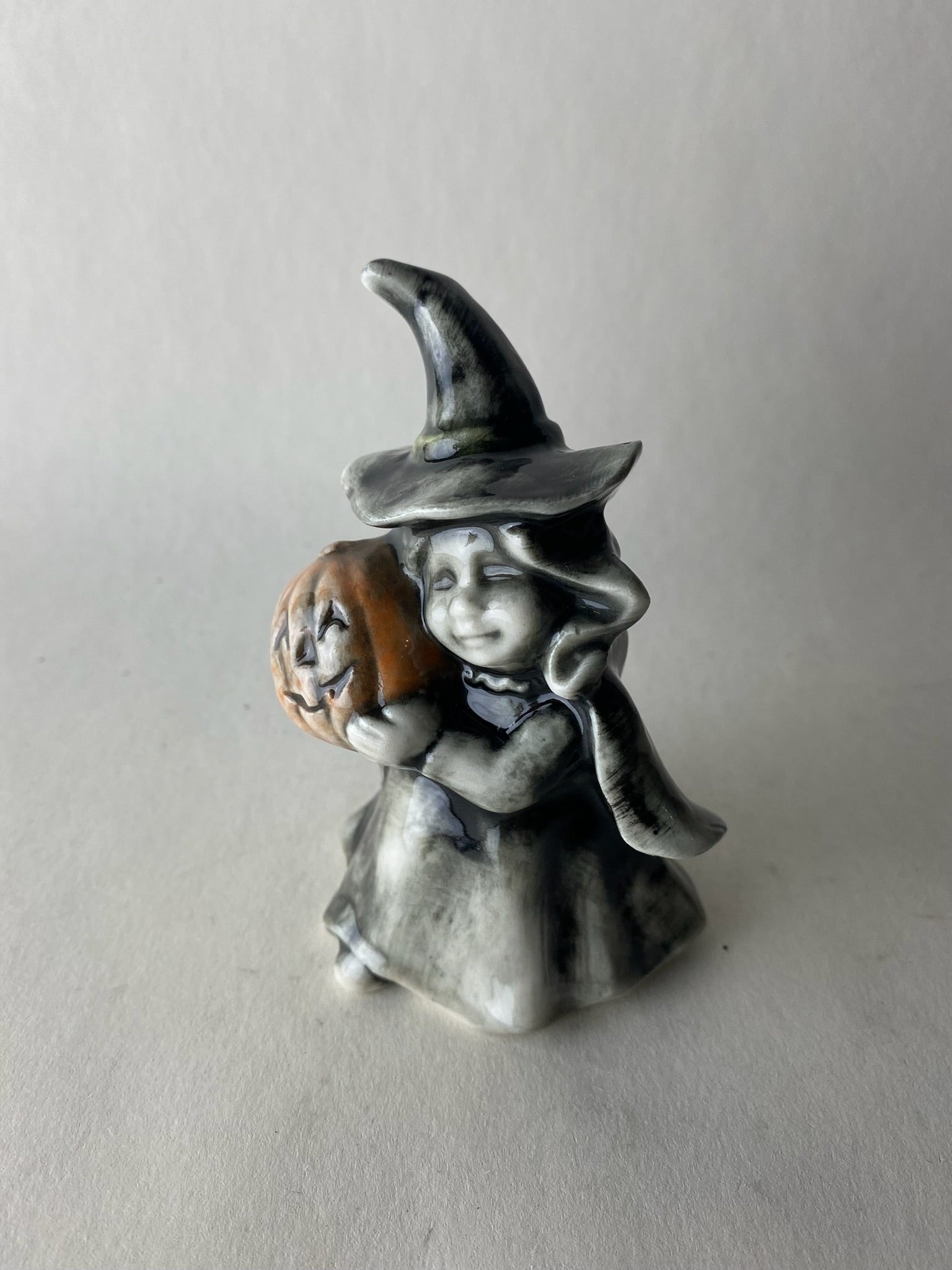 Witch with Jack-o-lantern