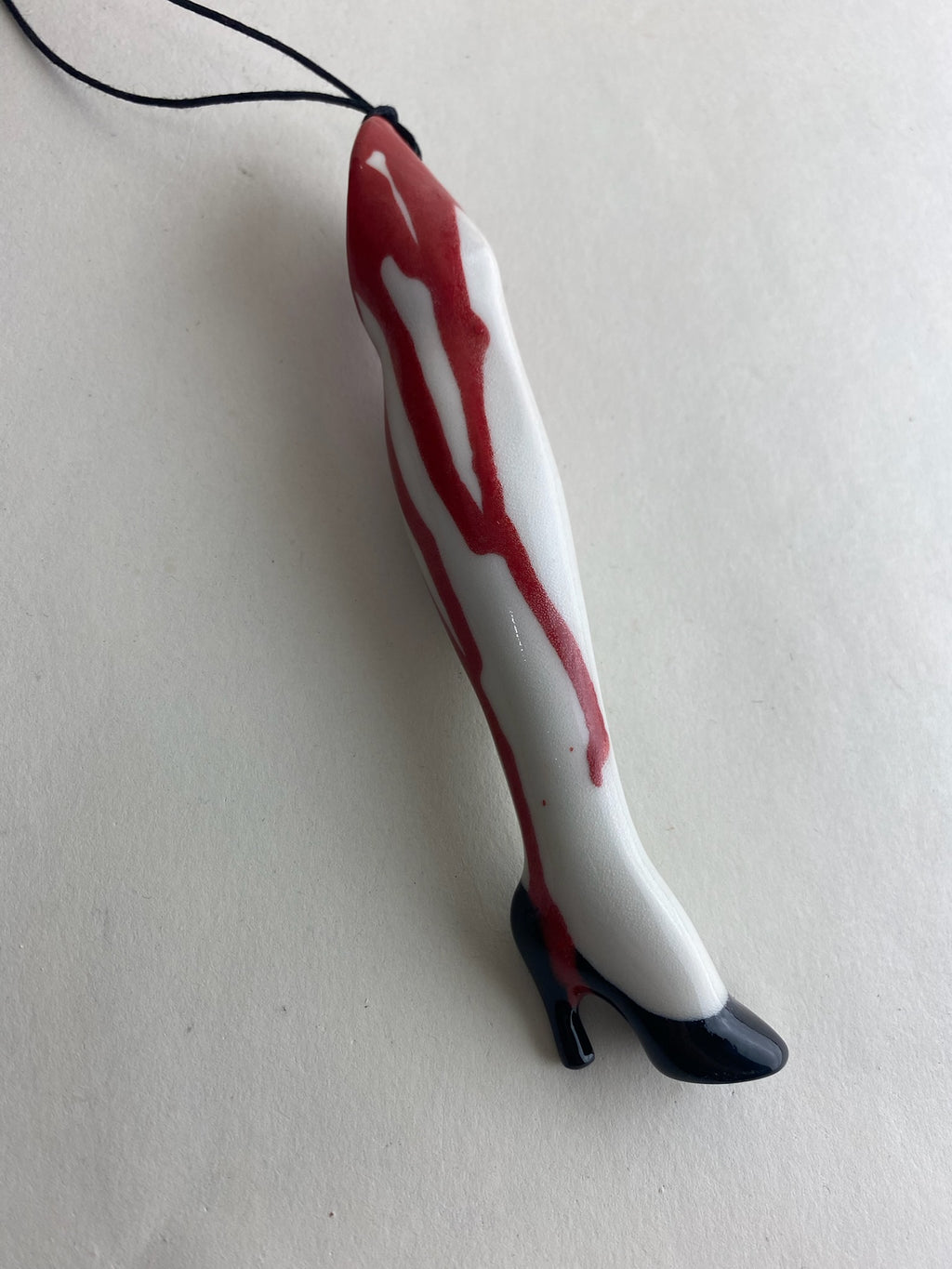 Bloody Female Leg Ornament