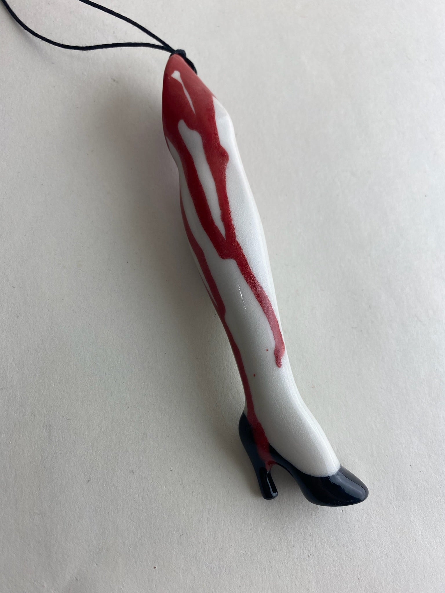 Bloody Female Leg Ornament