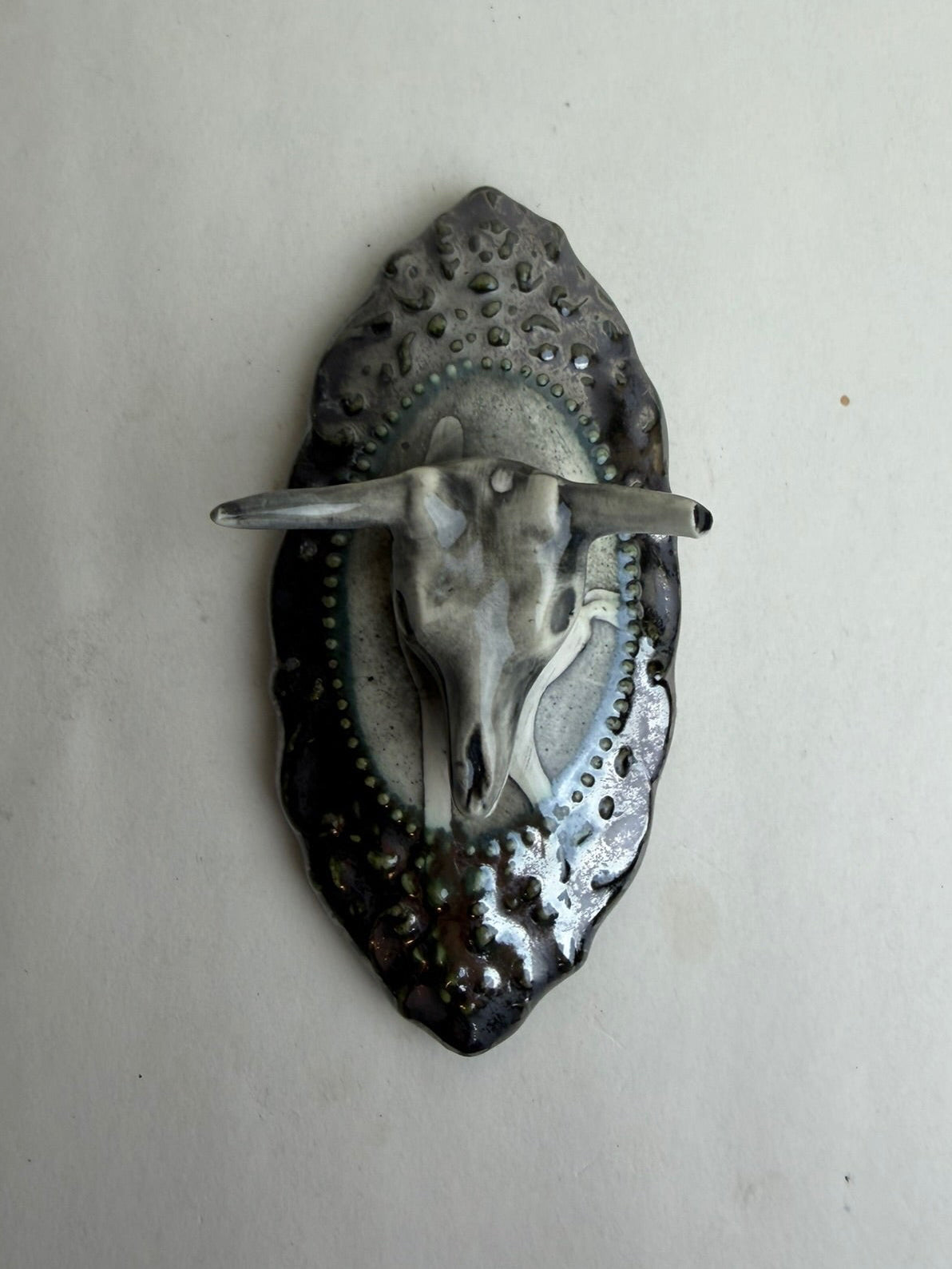 Small Steer Skull Wall Decoration