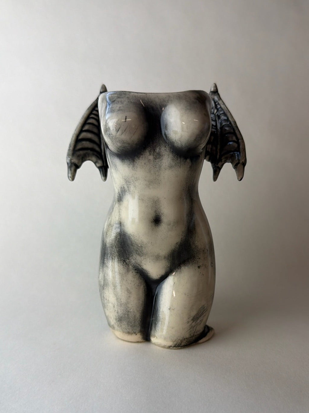 Succubus Female Body Vase With Wings