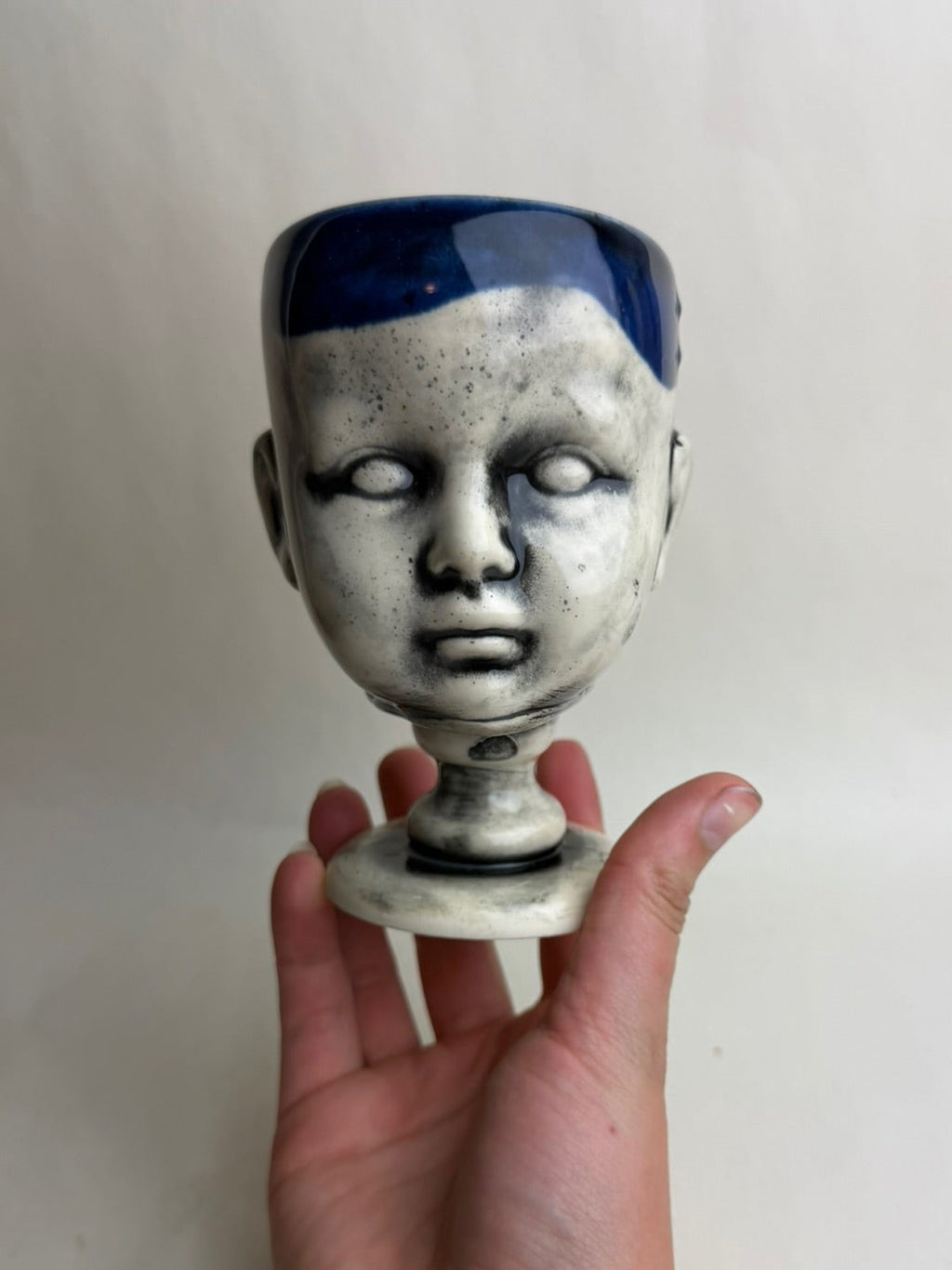 Baby Doll Head Goblet