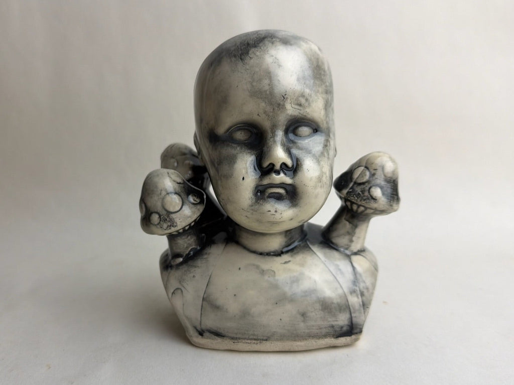 Mushroom Baby Doll Planter
