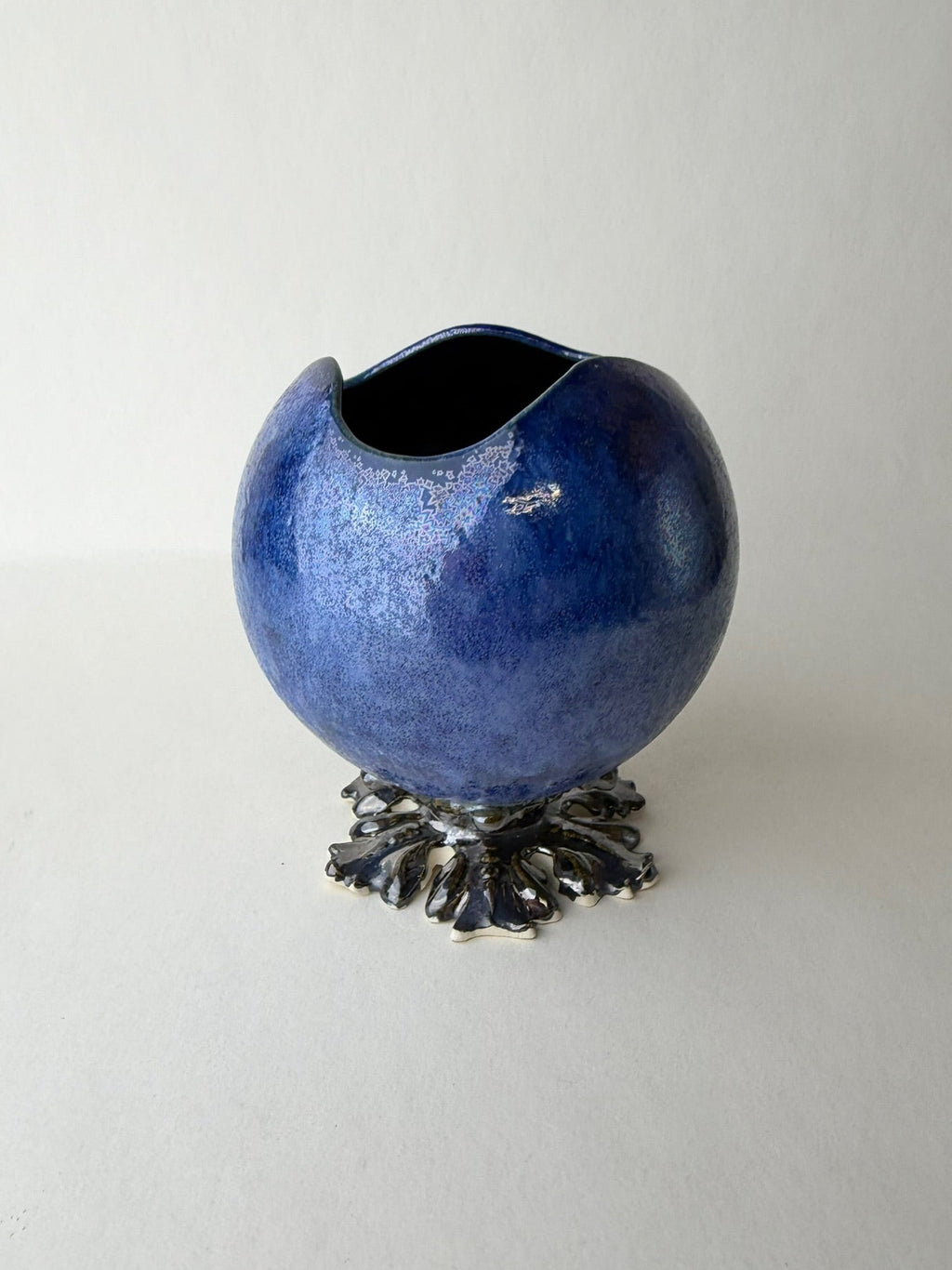 Blue Crystal Ball Planter