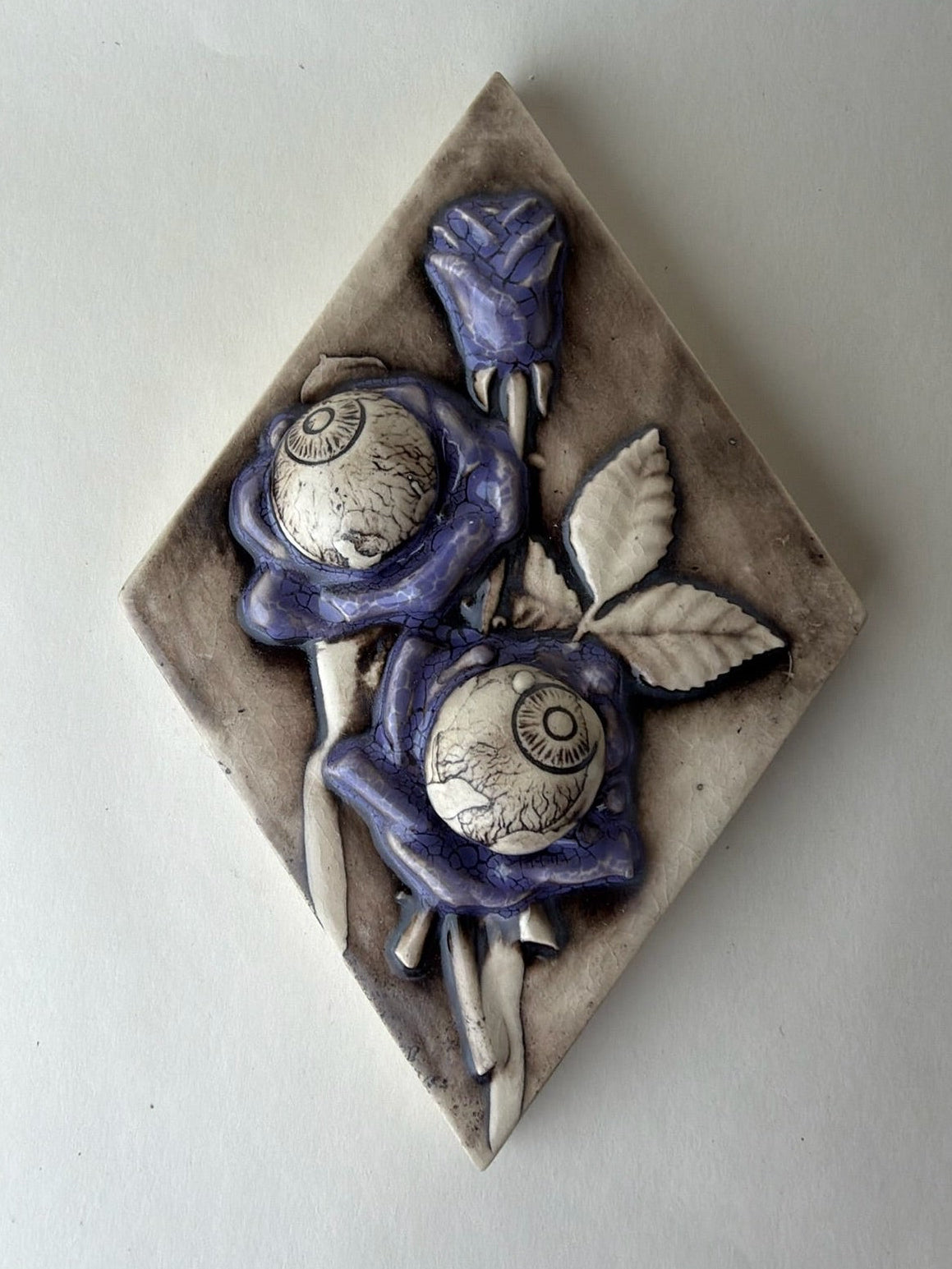 Eyeball Roses Wall Decoration