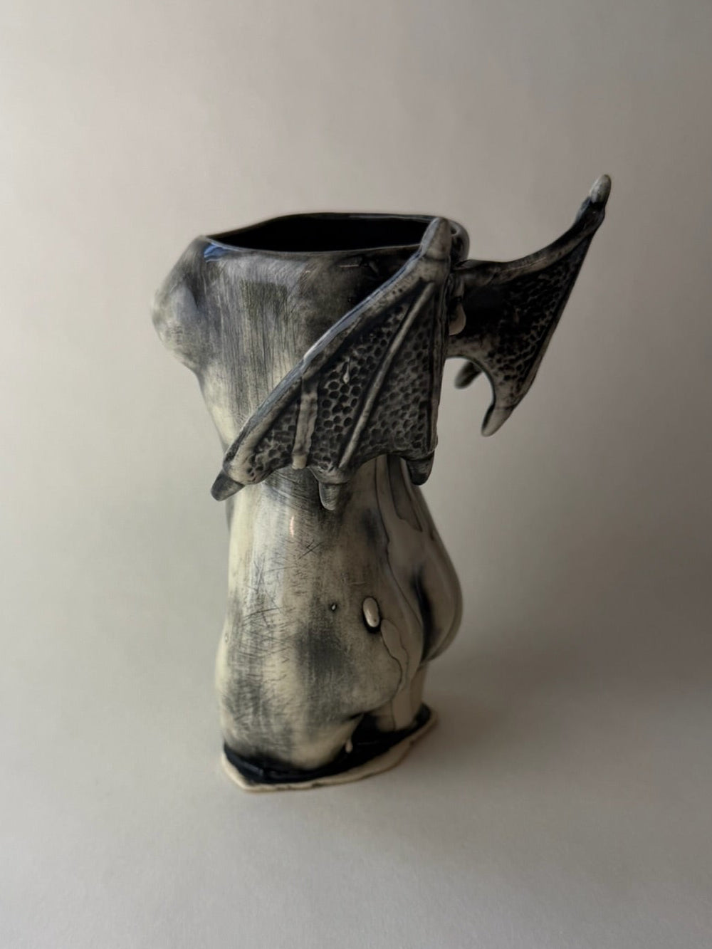 Succubus Female Body Vase With Wings