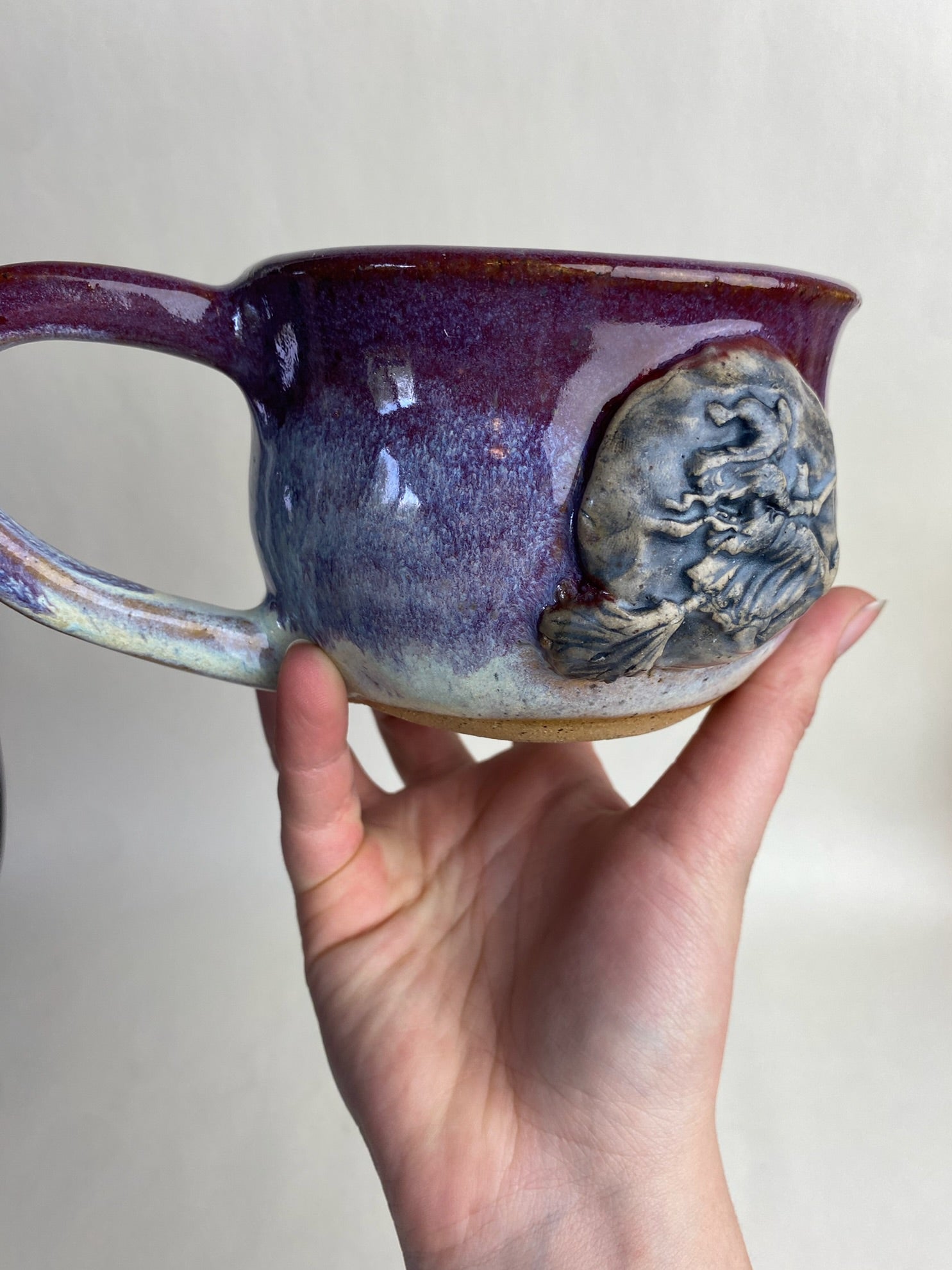 Witch Cauldron Wheel Thrown Mug