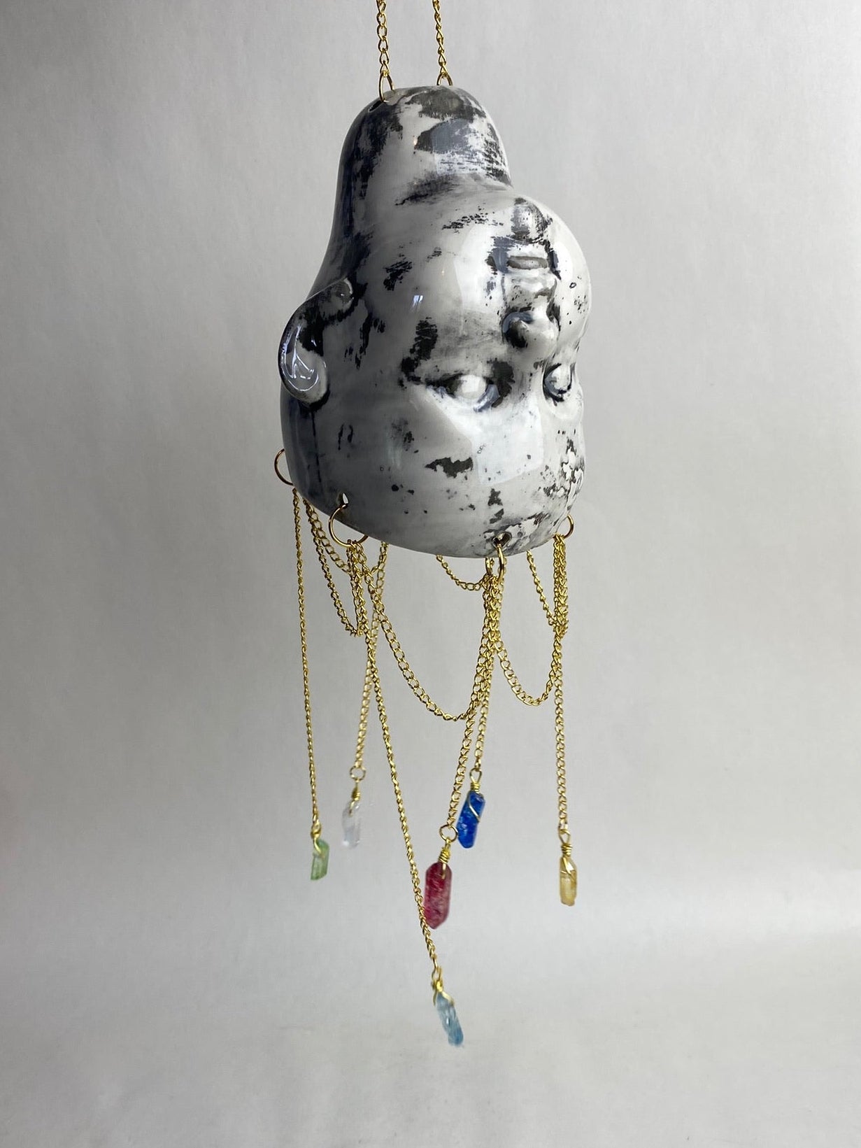 Doll Head Hanging Mobile
