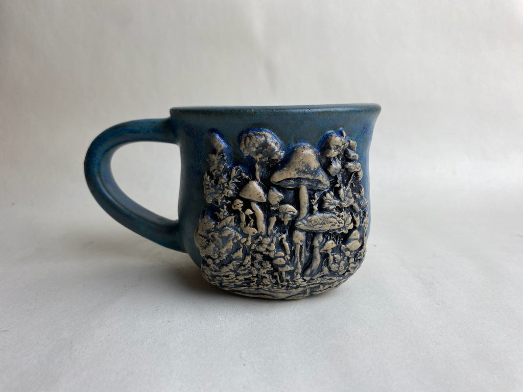 Mushroom Wheel Thrown Mug