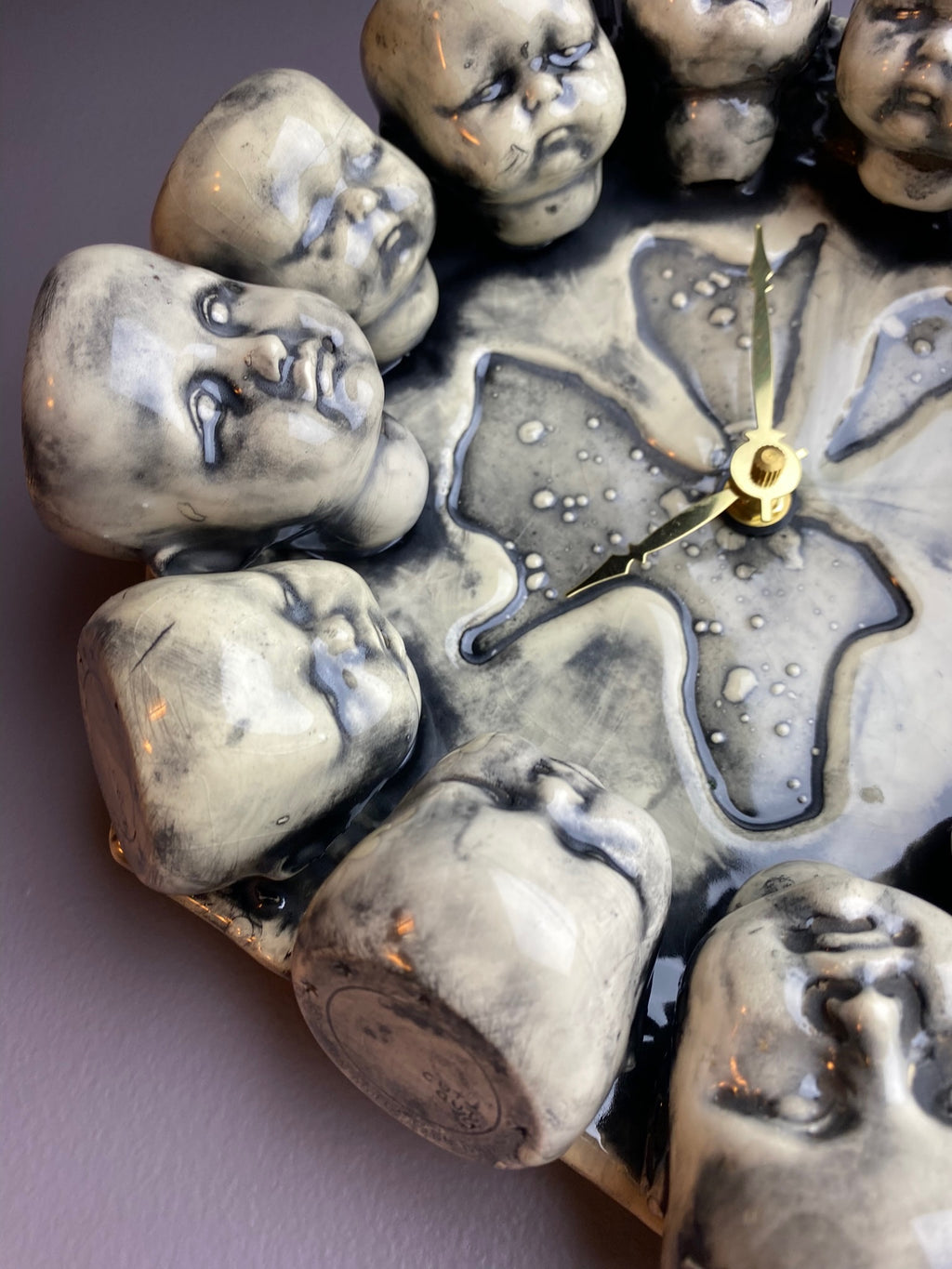 Doll Head Wall Clock