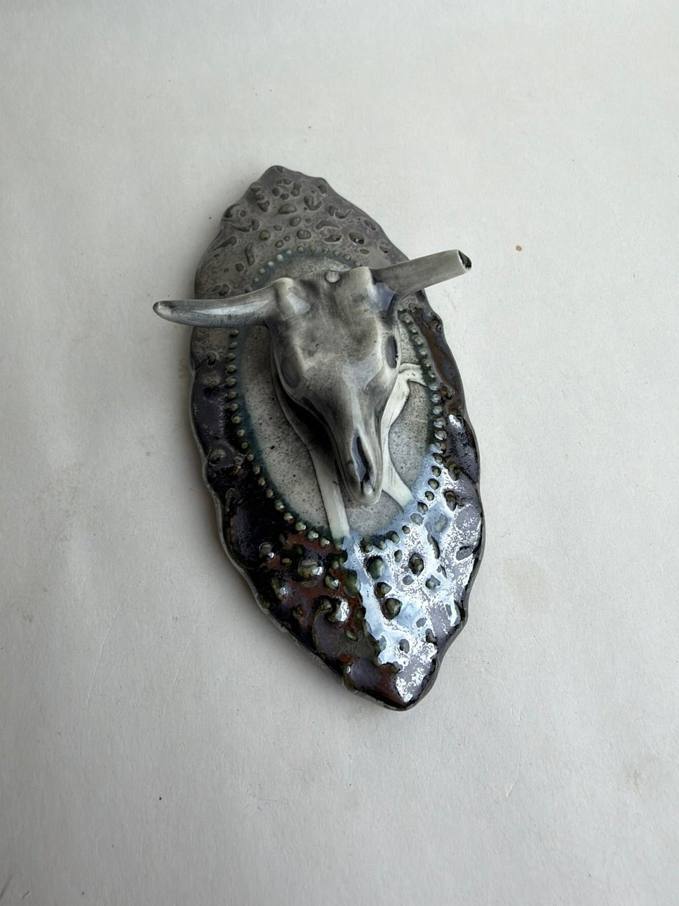 Small Steer Skull Wall Decoration
