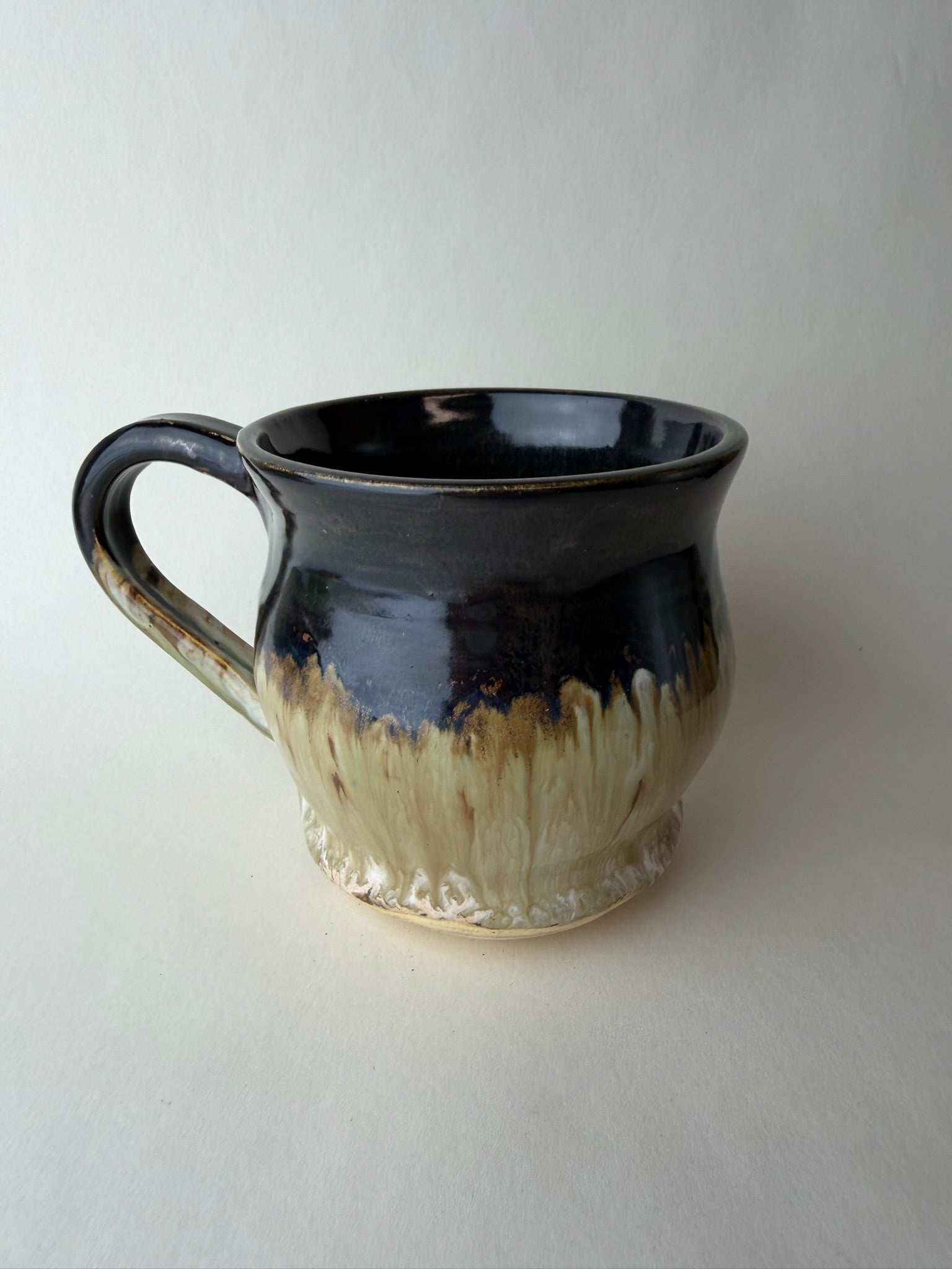 Morel Mushroom Wheel Thrown Mug