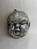Large Crying Baby Doll Head Wall Decoration