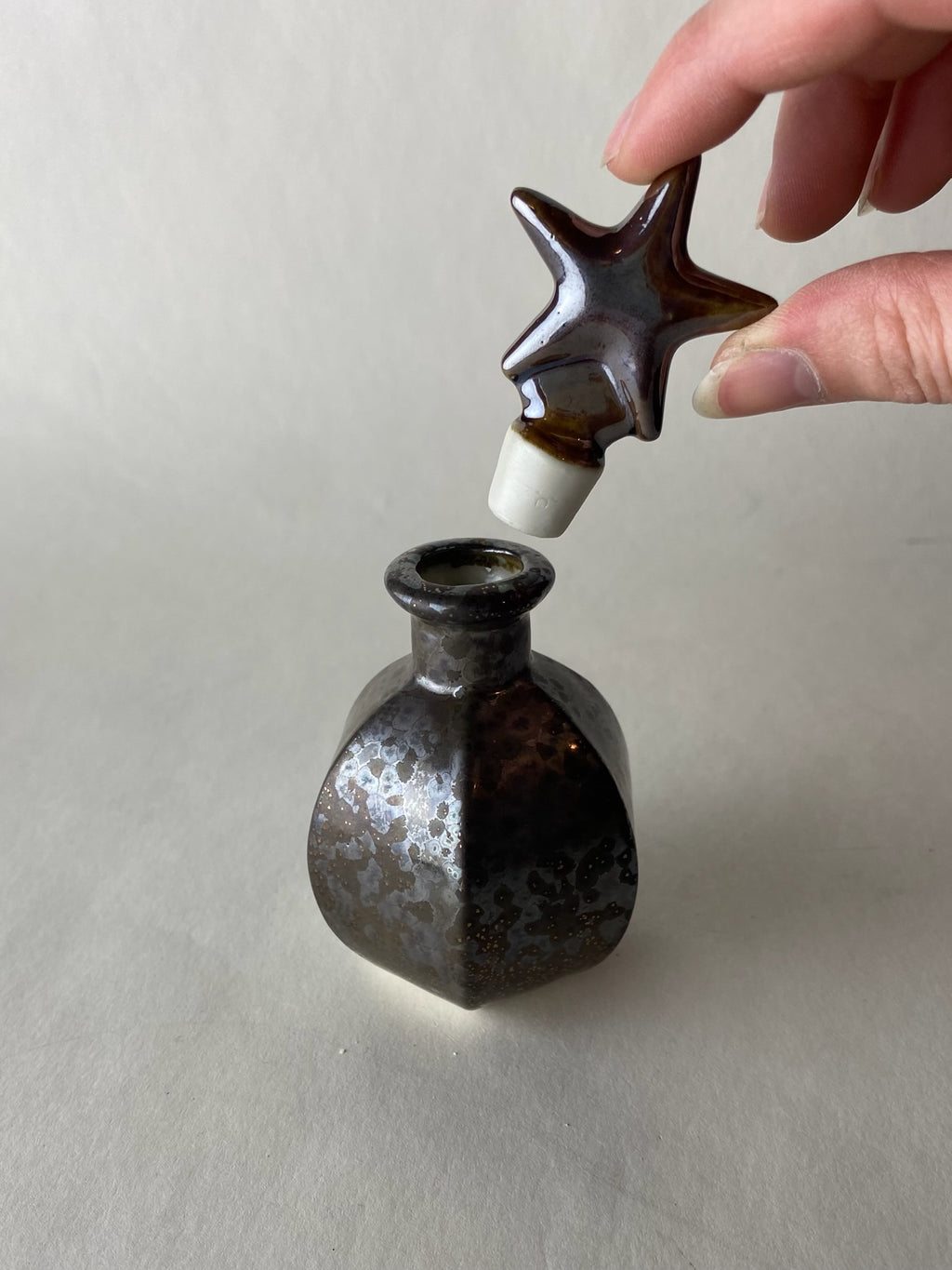 Perfume/ Potion Bottle with Star Stopper